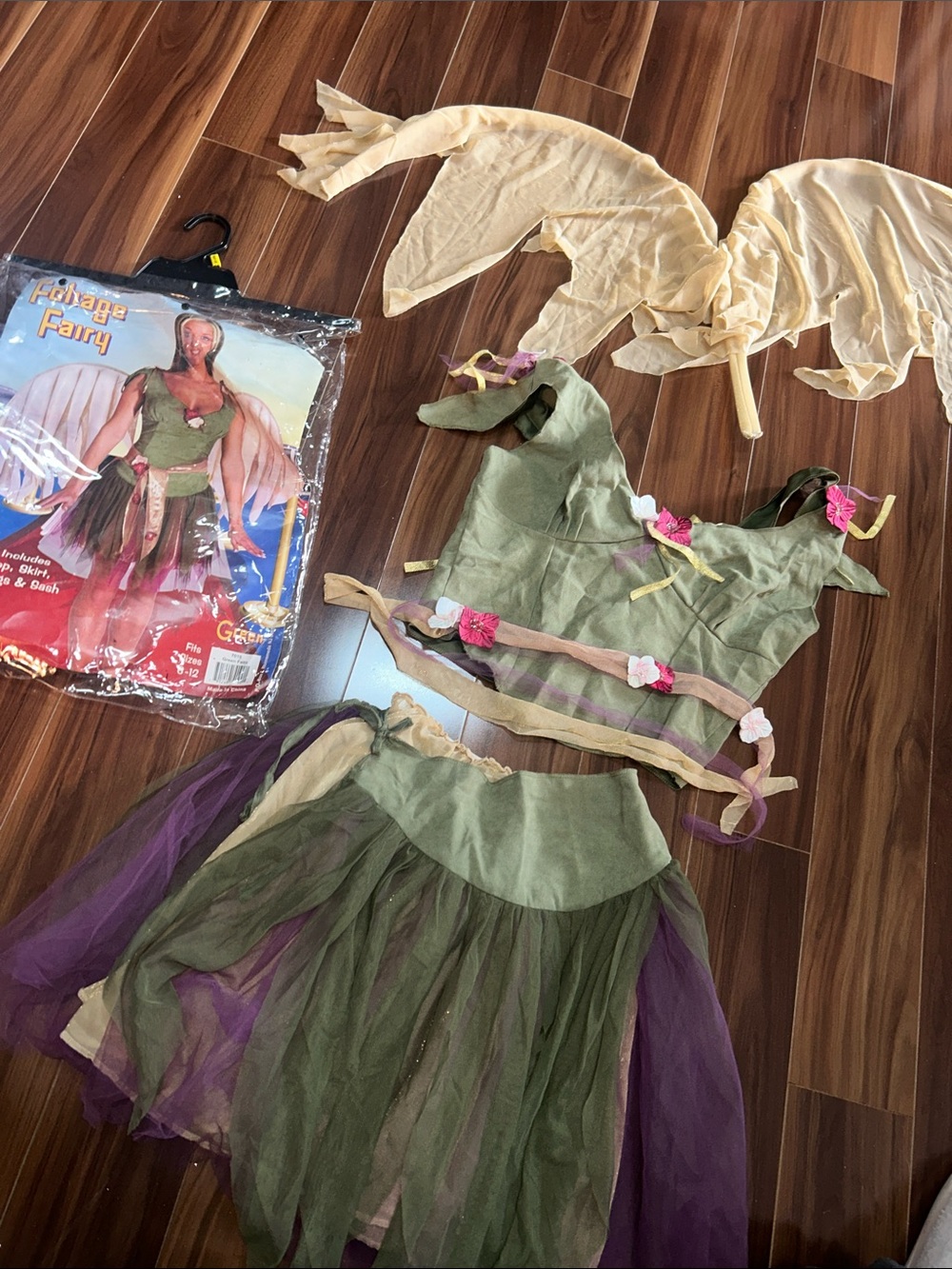 Size M / L ladies Foliage Fairy cosplay Halloween costume